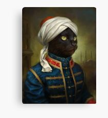 The Hermitage Court Moor Cat Canvas Print