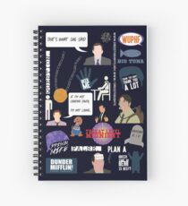 The US Office Collection Spiral Notebook