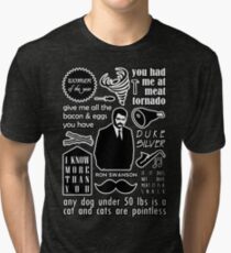 Swanson Quotes Tri-blend T-Shirt