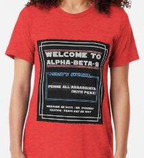 The Death Star Canteen Tri-blend T-Shirt