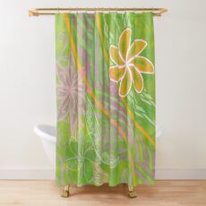 Piaia Beach Print Shower Curtain