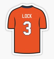Drew Lock Jersey - Orange Edition Sticker