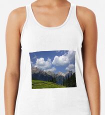 Camiseta con espalda nadadora Clouds in the Dolomites