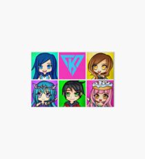 Funneh and the Krew Anime Style Art Board Print