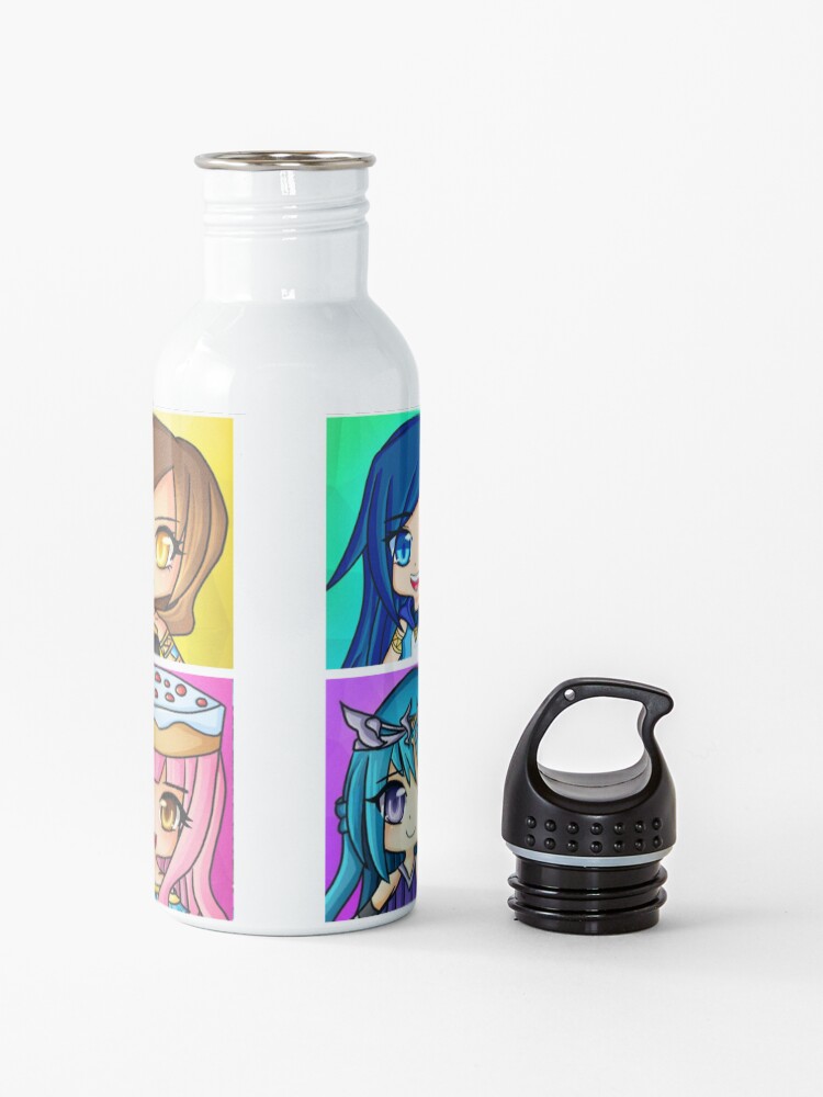 Alternate view of Funneh and the Krew Anime Style Water Bottle
