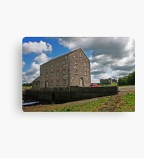 Carew Mill and Castle Canvas Print