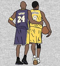 Young Kobe And Old Kobe Kids Pullover Hoodie