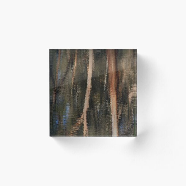 Bush Tapestry Reflection Acrylic Block