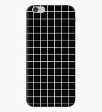 Raster - Schwarz & Weiß iPhone-Hülle & Cover