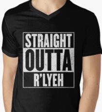 Straight Outta Rlyeh Men's V-Neck T-Shirt