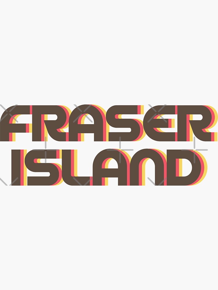 Fraser Island Retro by designkitsch