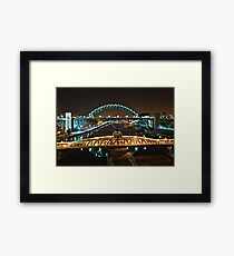 Bridges of the River Tyne, Newcastle. UK Framed Print