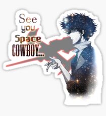 Spike Spiegel Space Cowboy Sticker