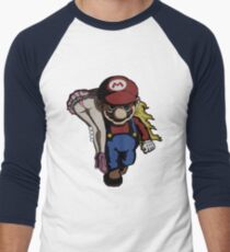 Mario Kidnap Men's Baseball ¾ T-Shirt