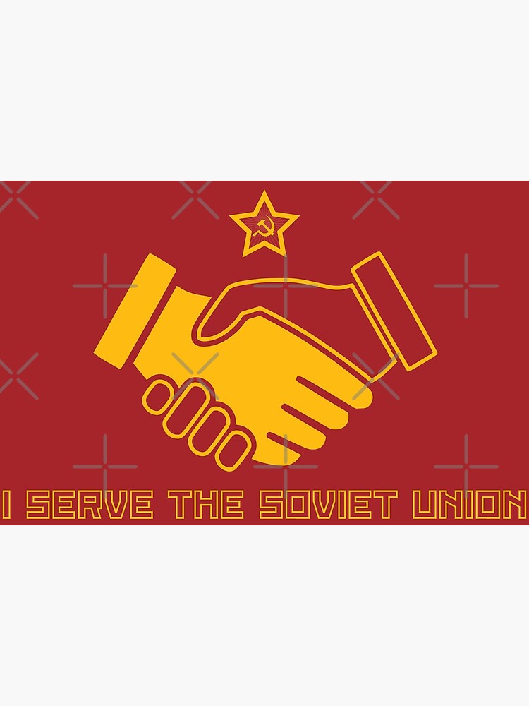 "I serve the Soviet Union" Canvas Print by NVDesigns Redbubble