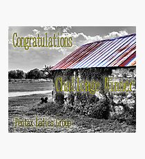 Challenge Winner Banner Photographic Print