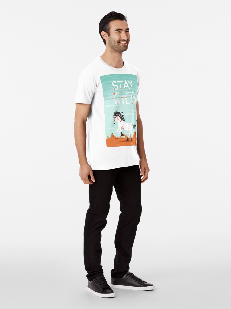 Alternate view of Stay Wild Premium T-Shirt