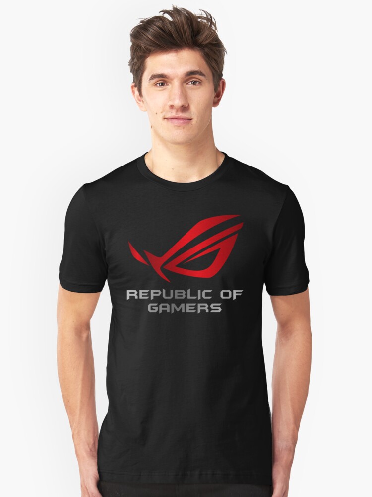 quot asus republic of gamers quot unisex t shirt by cybervengeance quot asus republic of gamers quot unisex t shirt by cybervengeance