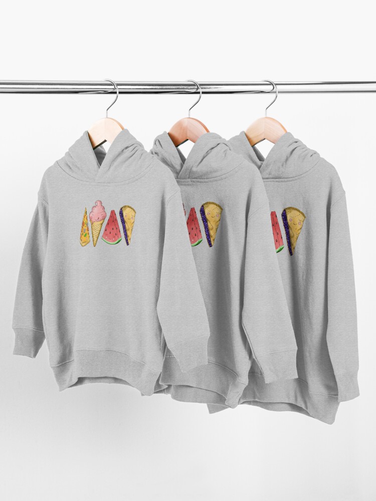 Alternate view of Happy Picnic Triangles Toddler Pullover Hoodie
