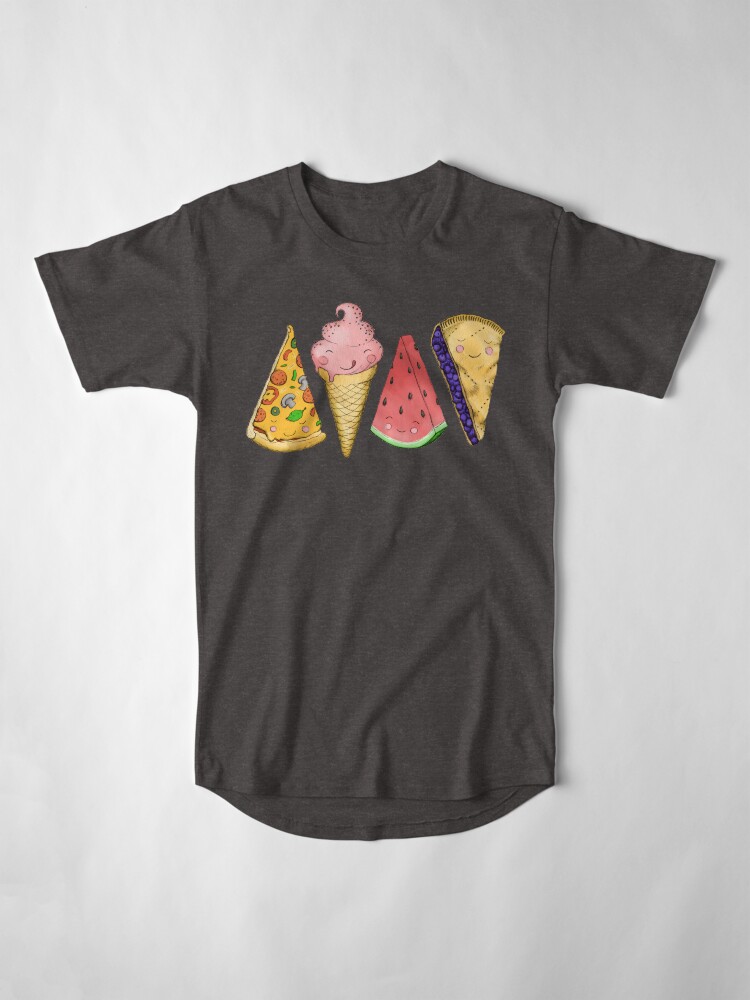 Alternate view of Happy Picnic Triangles Long T-Shirt
