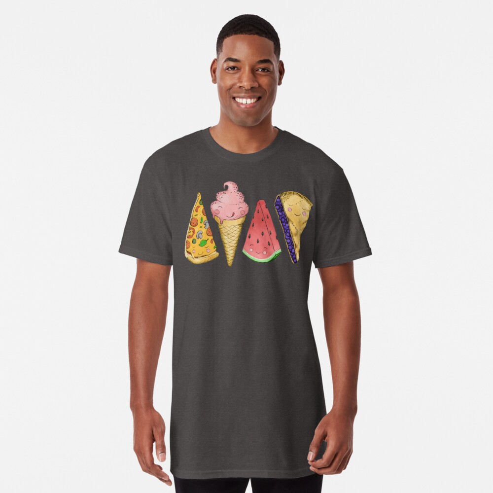 Happy Picnic Triangles Long T-Shirt