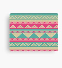 Cool fun triangle pattern Canvas Print