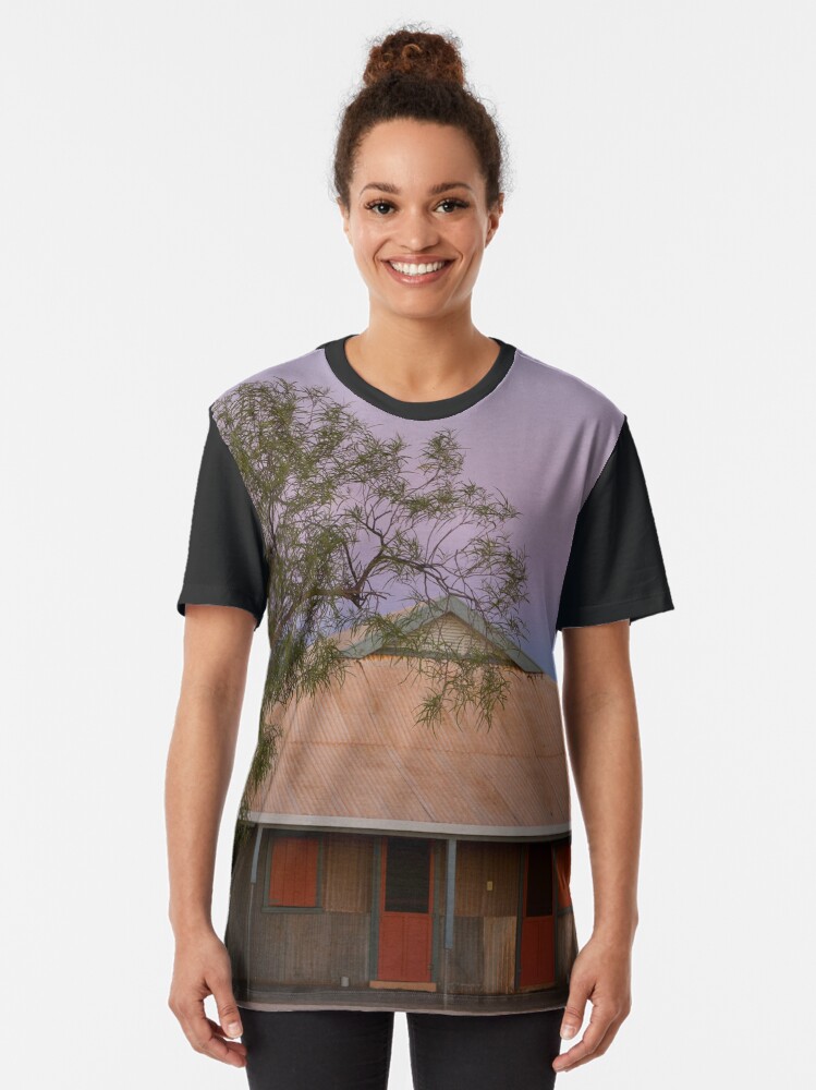 Alternate view of Outback Shearers Quarters at Sunrise Graphic T-Shirt