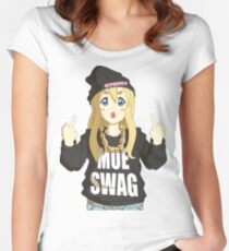 Camiseta entallada de cuello redondo Mugi