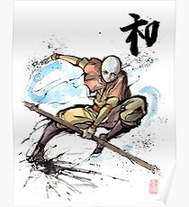 Aang from Avatar TV series Poster