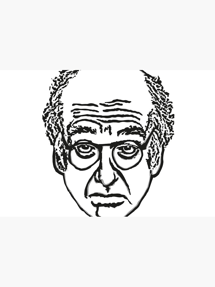 &ldquo;Larry David Face Stationary&rdquo; Hardcover Journal by averyboringname