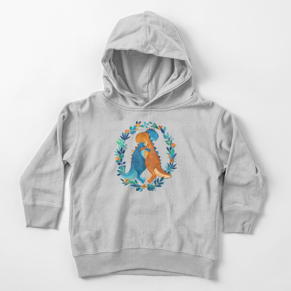 Dino Hugs Toddler Pullover Hoodie