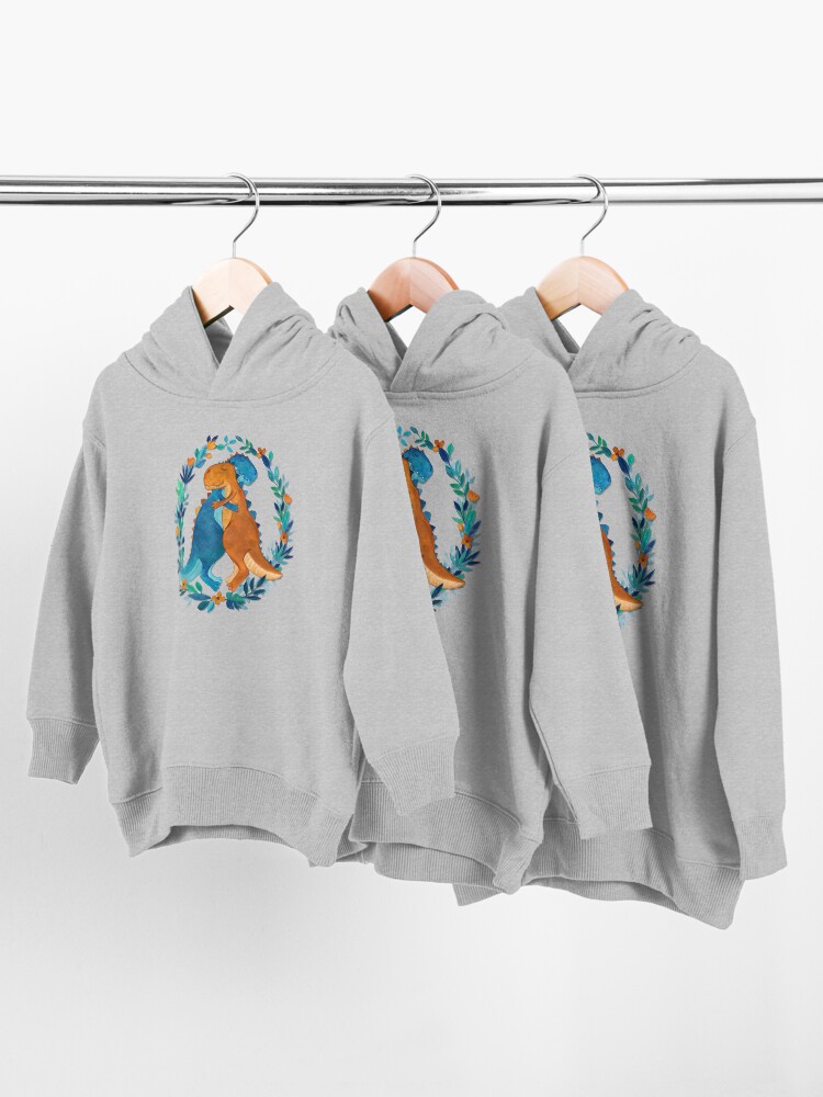 Alternate view of Dino Hugs Toddler Pullover Hoodie