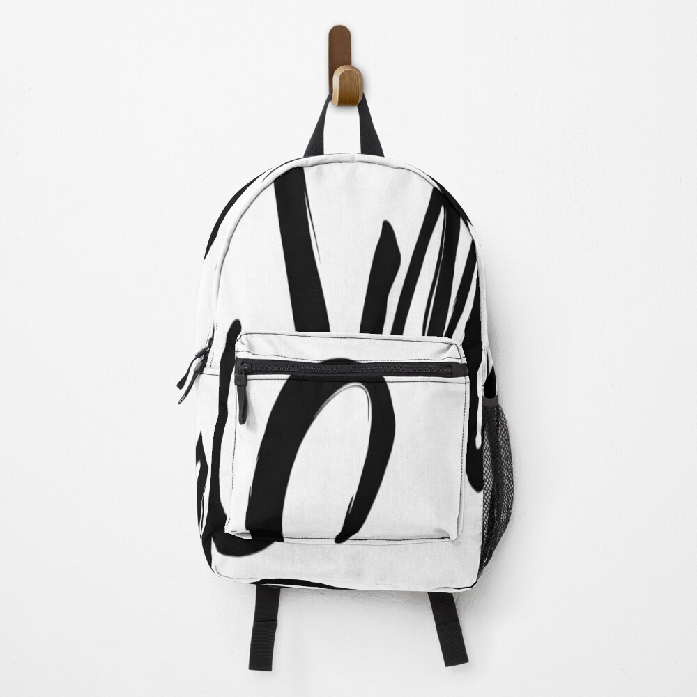 Smile on a backpack