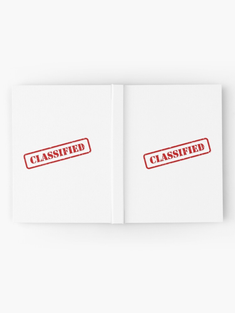 Alternate view of Classified stamp Hardcover Journal