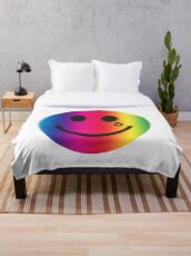 Happy & Sad Throw Blanket
