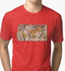 Travel The World With A Camera Tri-blend T-Shirt
