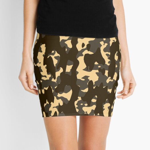 Camo Mini Skirt