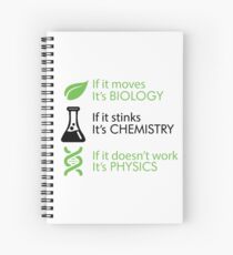Biology - Chemistry - Physics Spiral Notebook
