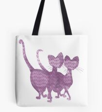Siamese cats - Lady and the tramp Tote Bag
