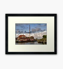 Harbour Willemstad Framed Print