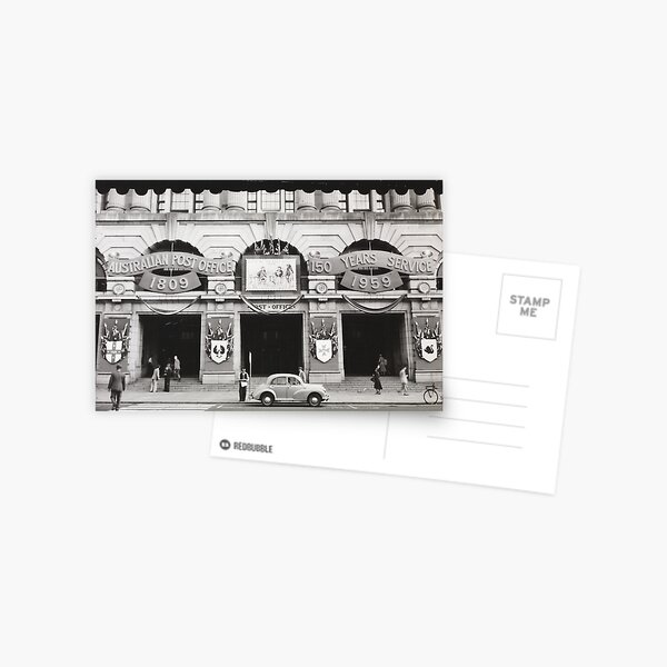 General Post Office Perth in 1959 photographed by William Alroe Halvorsen State Library of Western Australia Postcard
