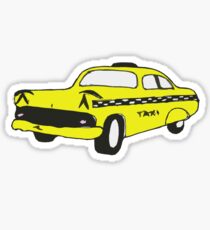 Cute Yellow Cab Sticker