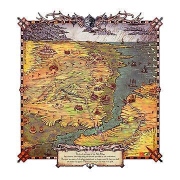 RJ Barker Blood of Assassins Map