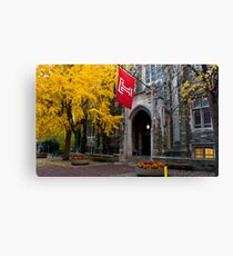 Fall colors,Temple university, Philadelphia Canvas Print