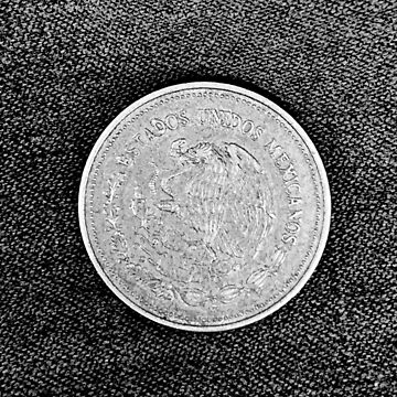 1989 1000 peso Mexican coin