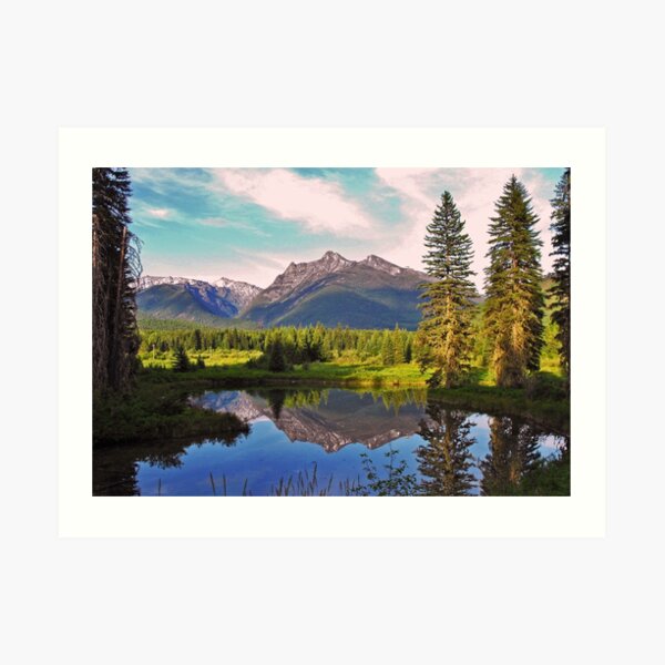 Montana Cabinet Mountains Art Print