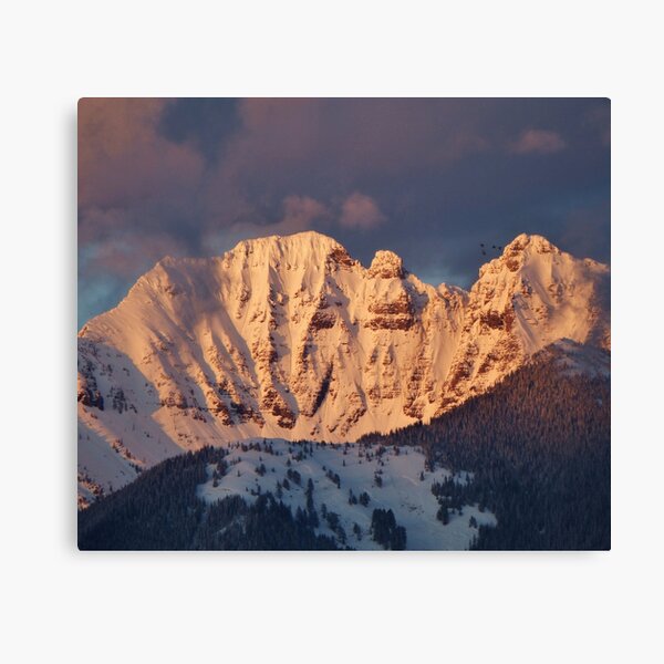 Snow Capped Missions Canvas Print