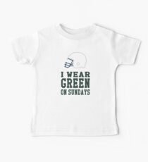 I Wear Green on Sundays (NYJ) Baby Tee