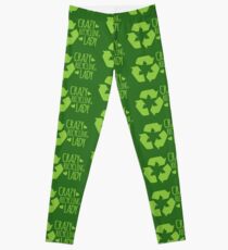 Crazy Recycling Lady Leggings