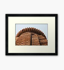 Sandstone Shapes Framed Print